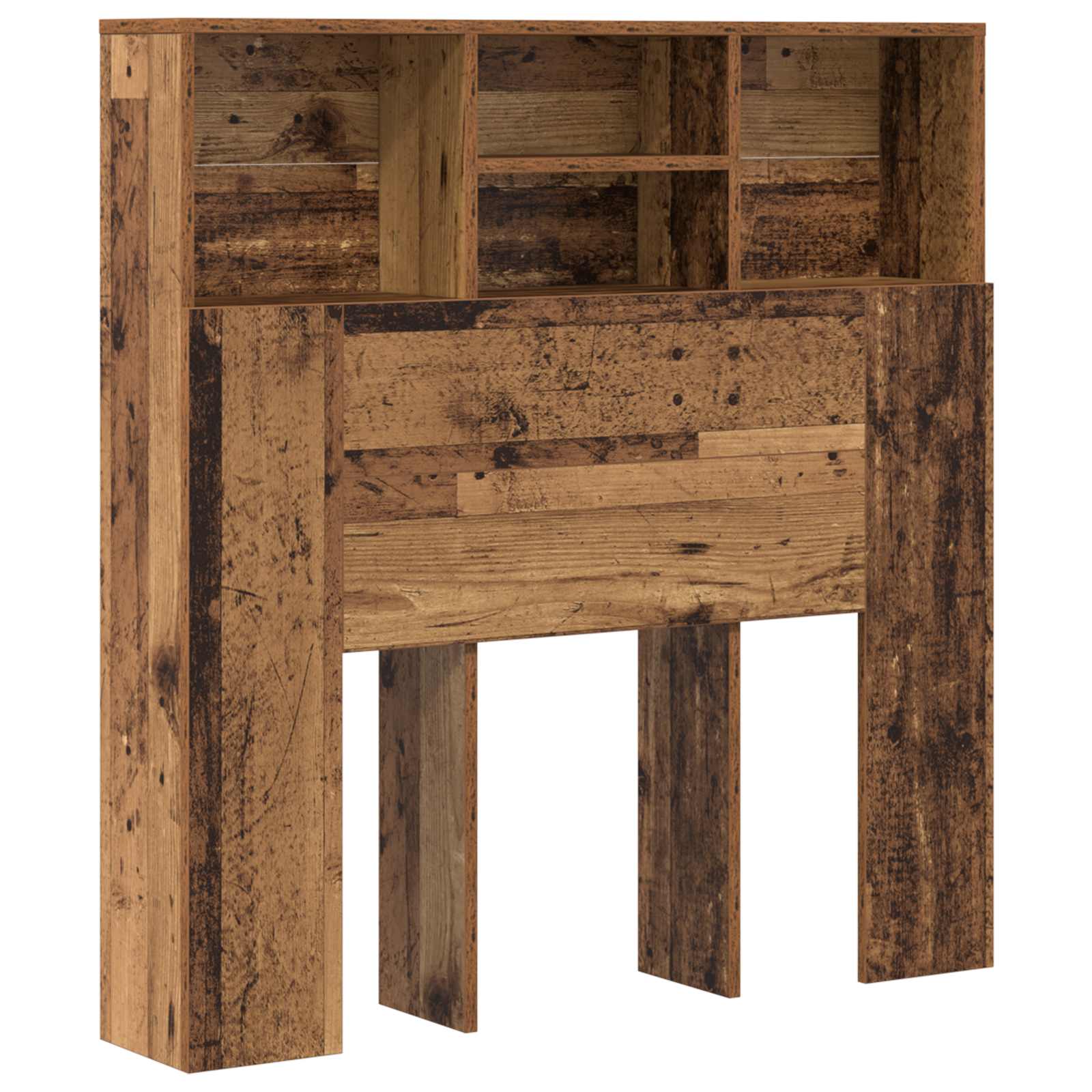 Glava kreveta s ormarićem Zidne Staro drvo 100 x 19 x 103,5 cm