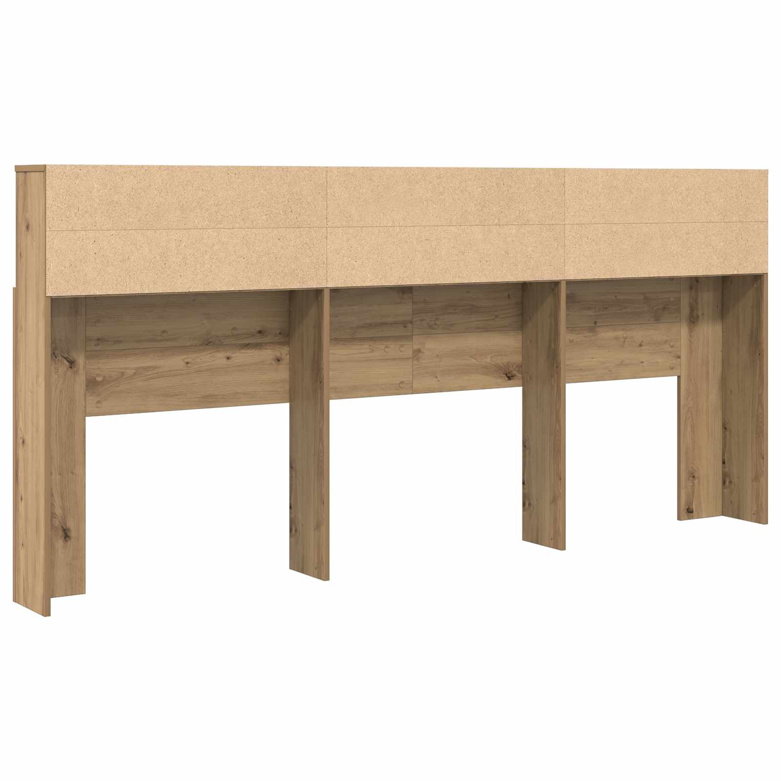 Glava kreveta s ormarićem Umjetnički hrast 220 x 19 x 101,5 cm