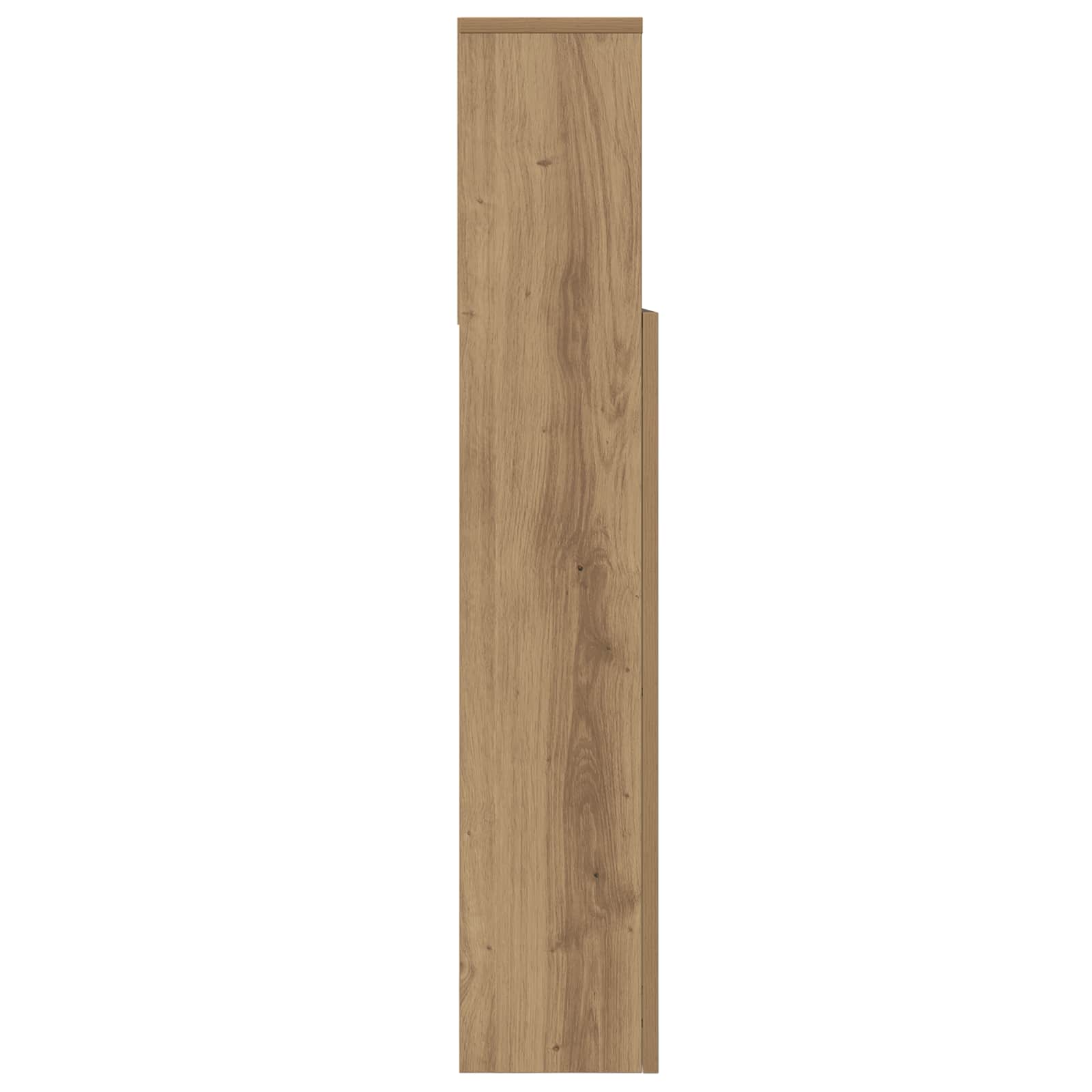 Glava kreveta s ormarićem Umjetnički hrast 220 x 19 x 101,5 cm