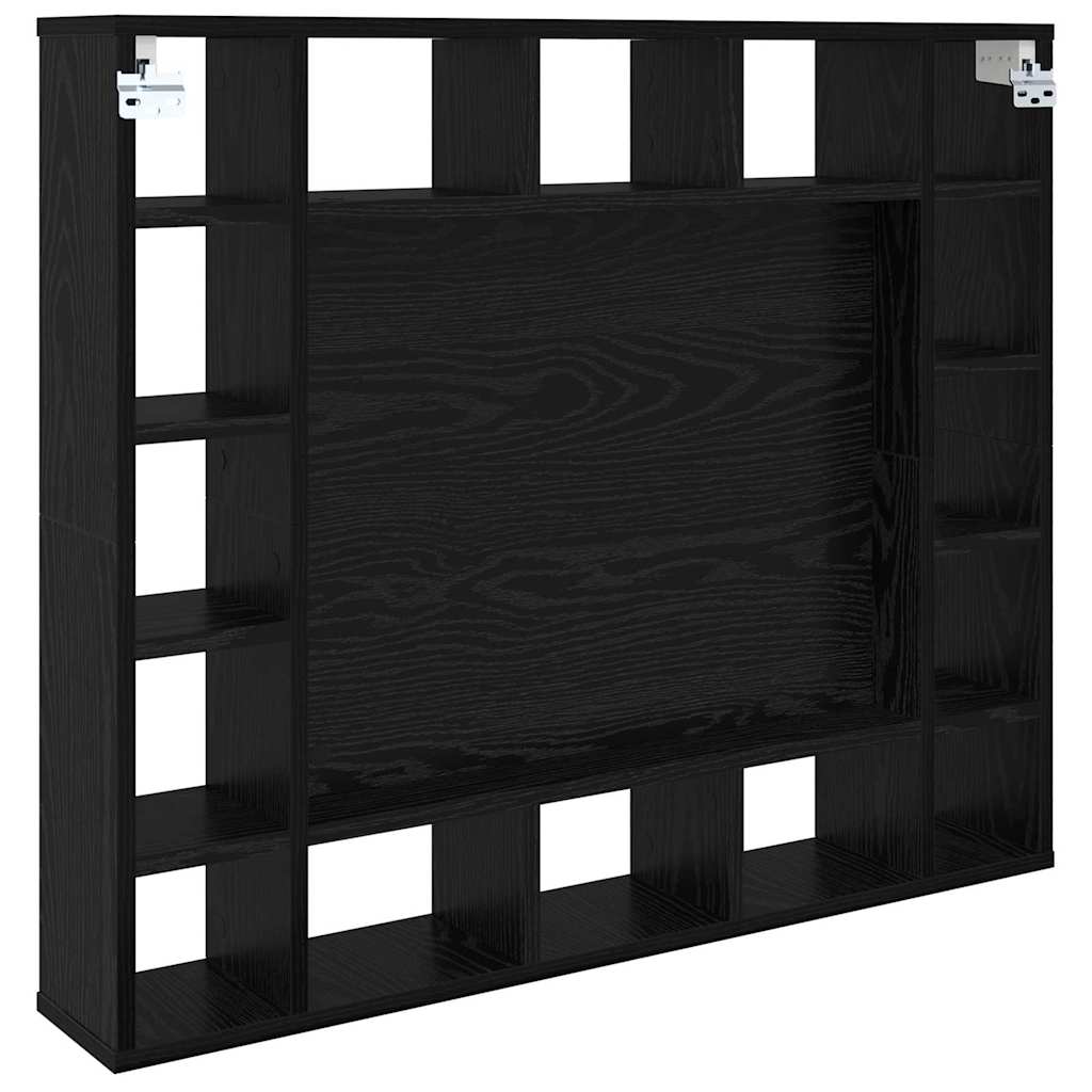 Ogledalo ormar Crni hrast 91 x 15 x 76,5 cm Konstruirano drvo