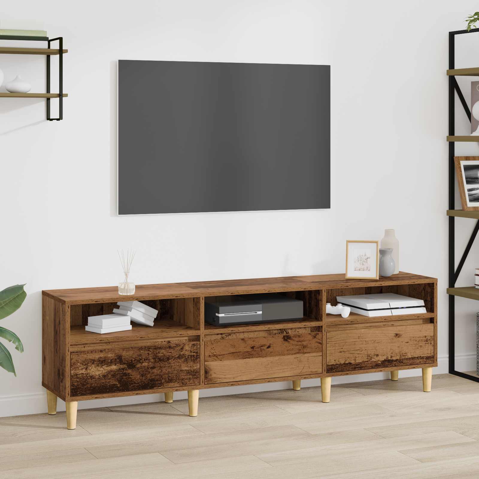 TV ormar Staro drvo 150 x 30 x 45 cm Konstruirano drvo