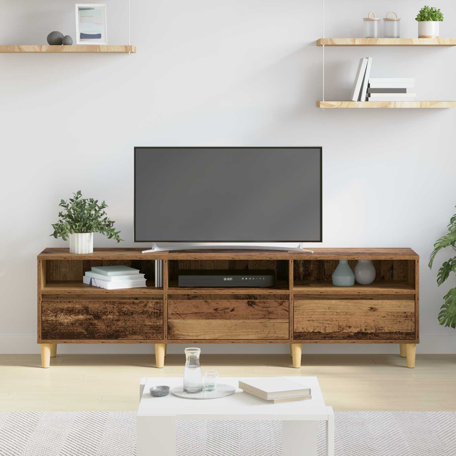 TV ormar Staro drvo 150 x 30 x 45 cm Konstruirano drvo