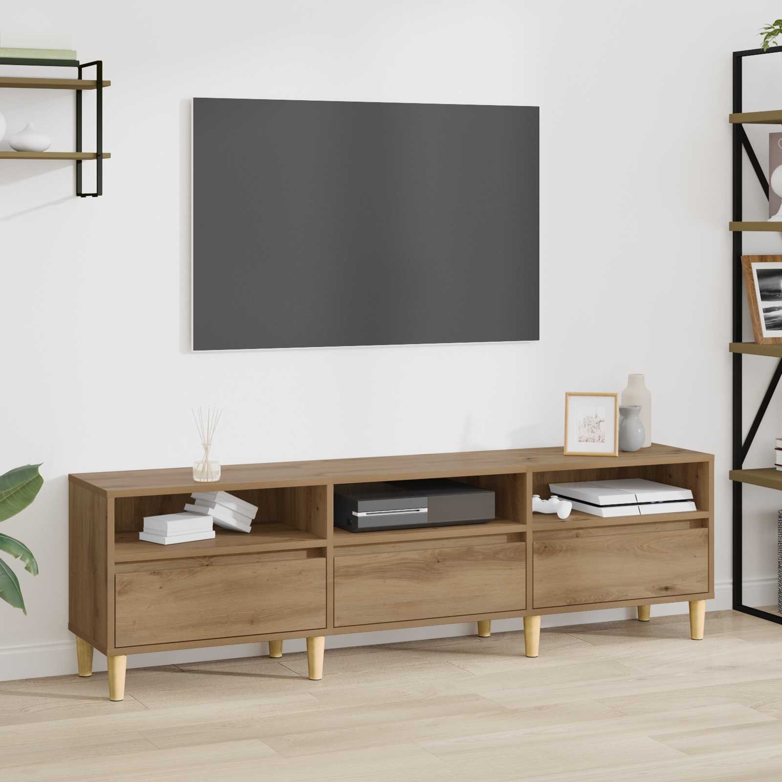 TV ormar Umjetnički hrast 150 x 30 x 45 cm Konstruirano drvo