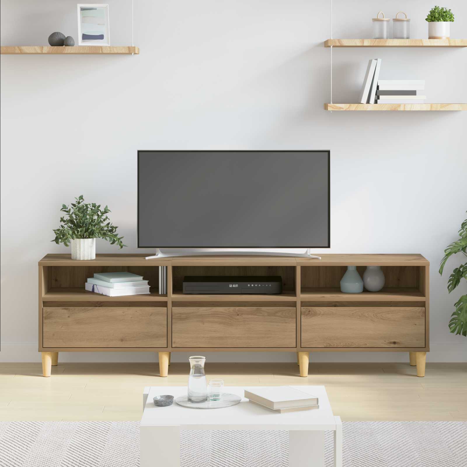 TV ormar Umjetnički hrast 150 x 30 x 45 cm Konstruirano drvo