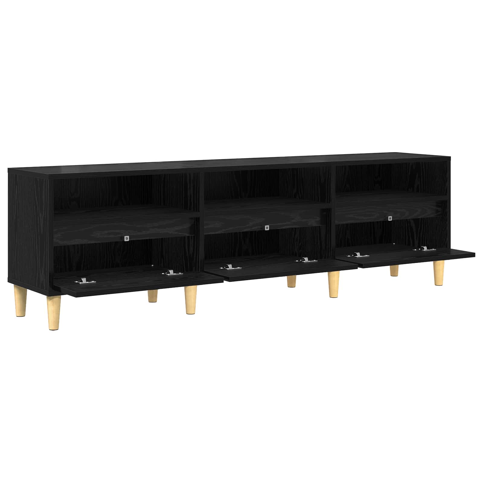 TV ormar Crni hrast 150 x 30 x 45 cm Konstruirano drvo