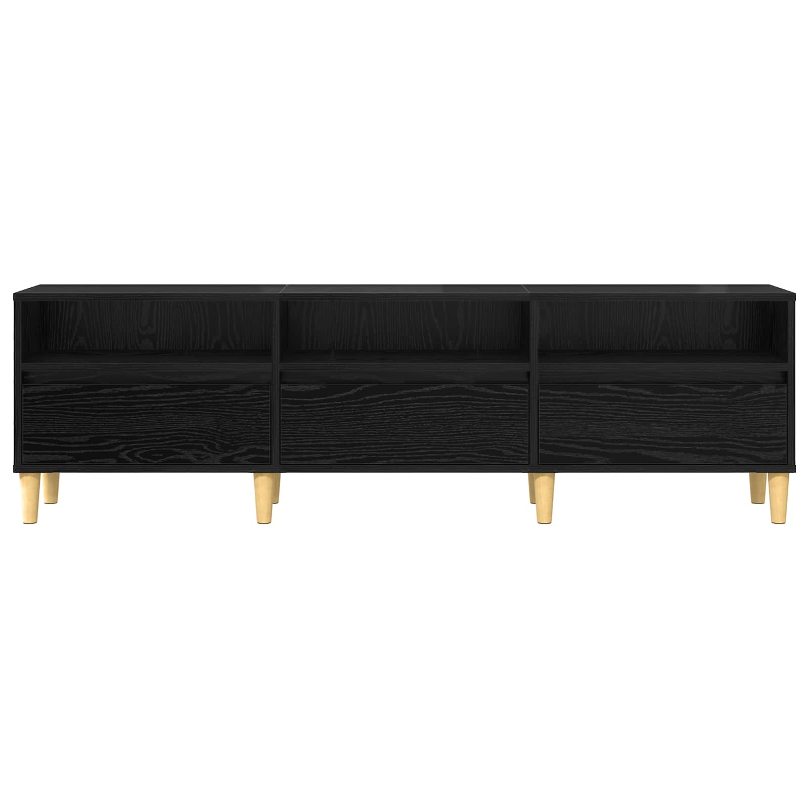 TV ormar Crni hrast 150 x 30 x 45 cm Konstruirano drvo