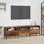 TV ormar Staro drvo 150 x 30 x 45 cm Obrađeno drvo i čelik