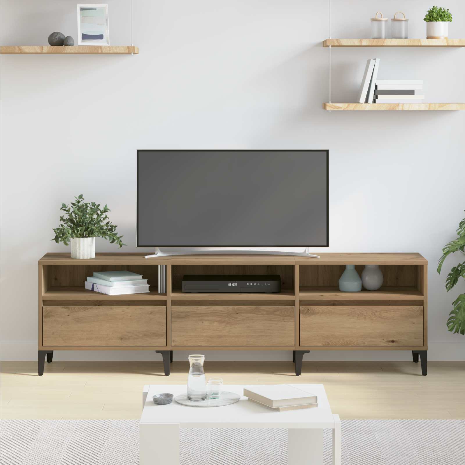 TV ormar s ladicama Umjetnički hrast 150 x 30 x 45 cm