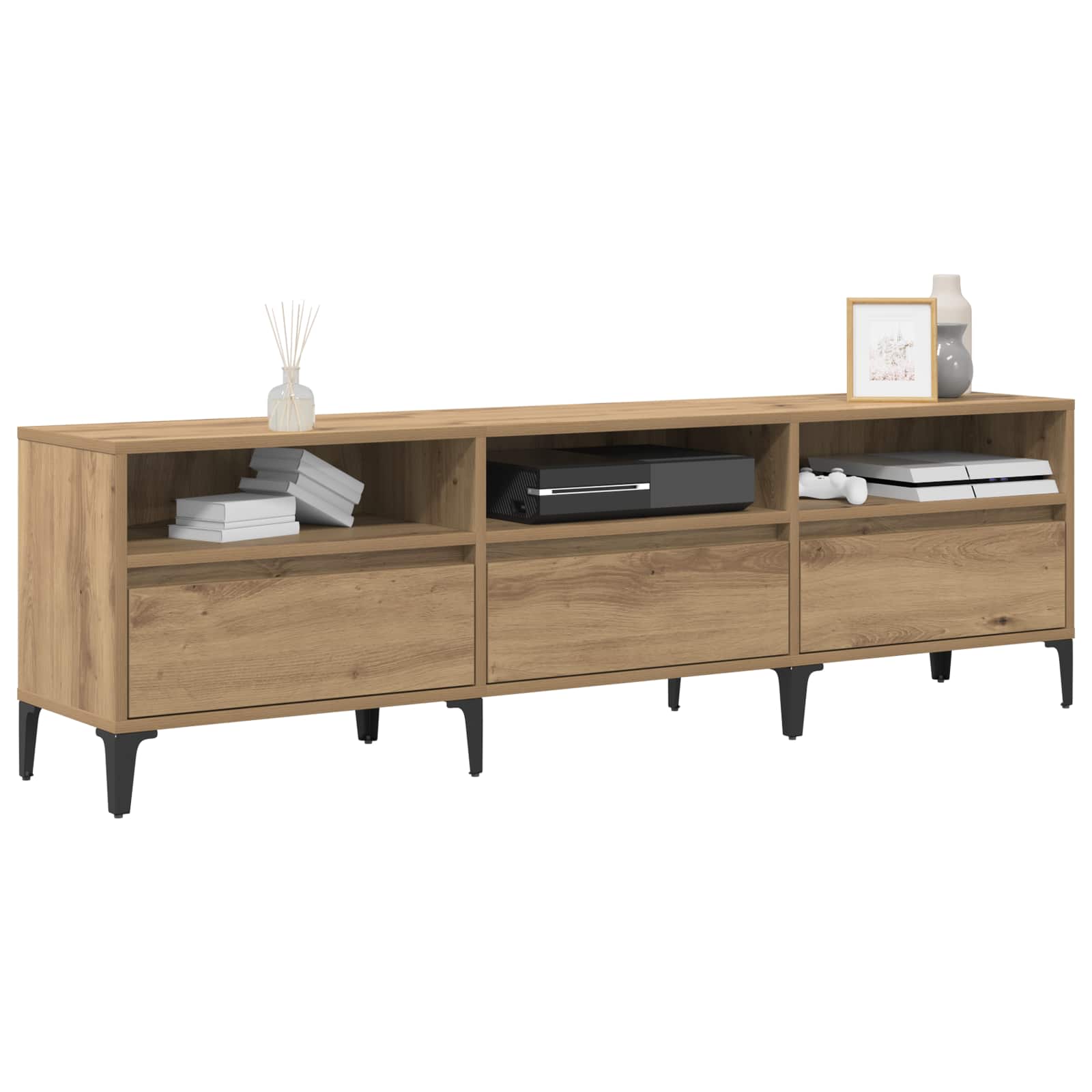 TV ormar s ladicama Umjetnički hrast 150 x 30 x 45 cm