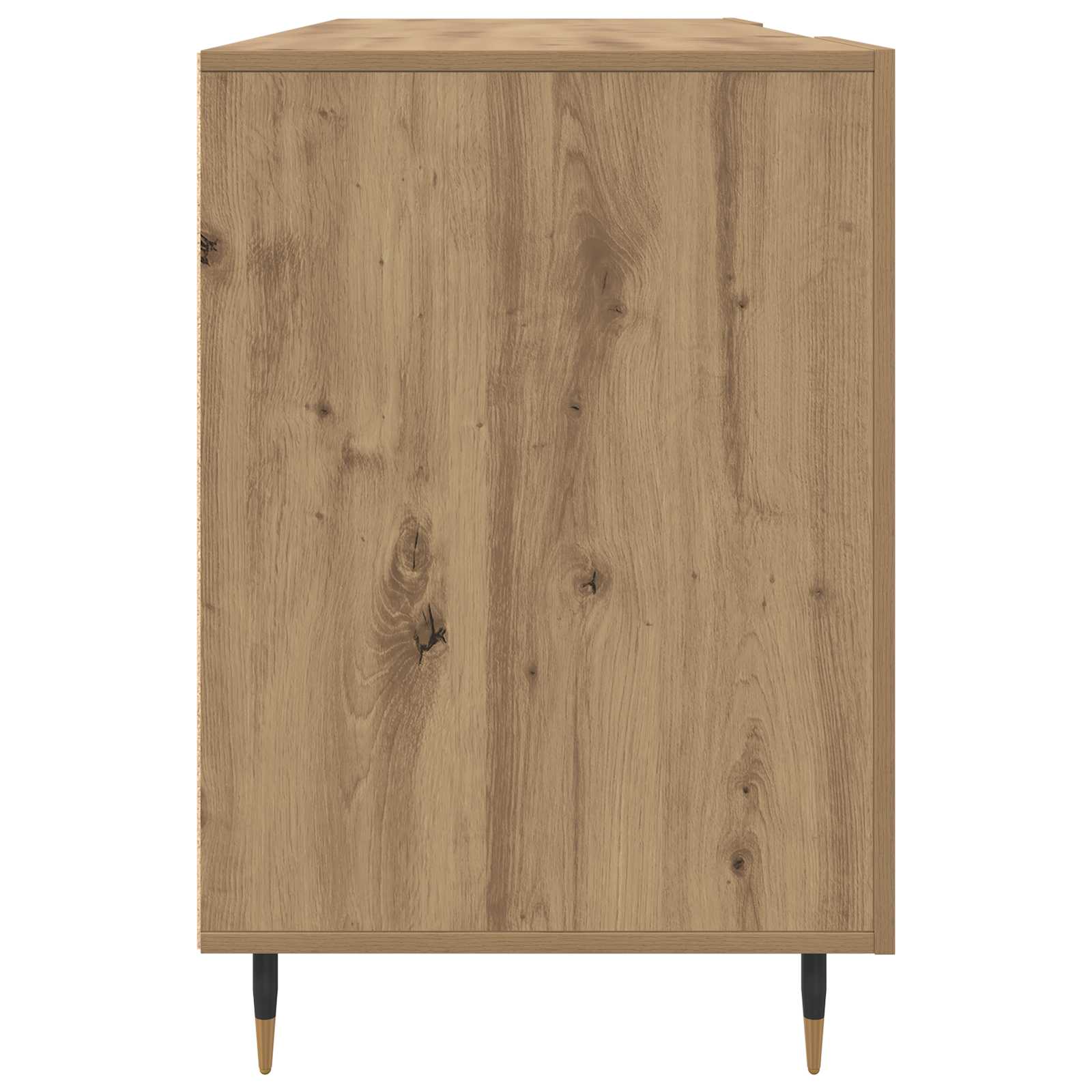 Stol s policom hrast artisan 140 x 50 x 75 cm Konstruirano drvo