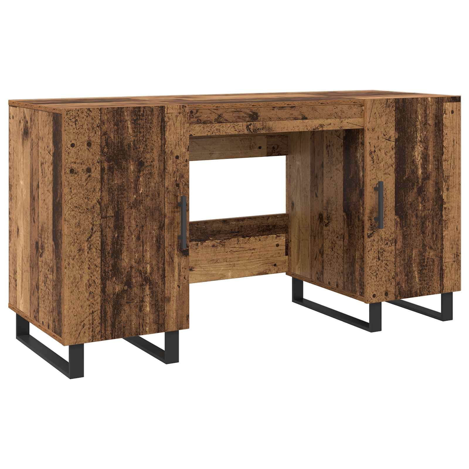 Stol s policom Staro drvo 140 x 50 x 75 cm Konstruirano drvo