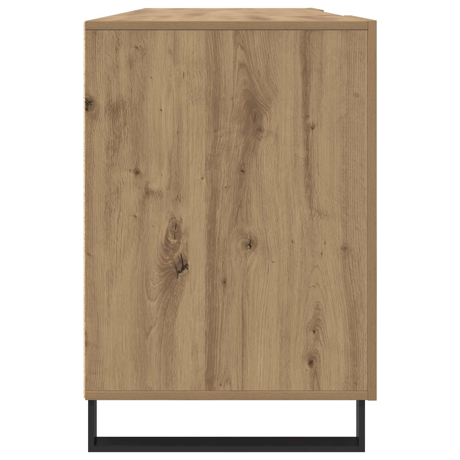 Stol s policom hrast artisan 140 x 50 x 75 cm Konstruirano drvo