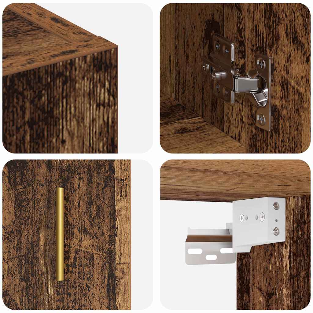 Ormar za Zid 60 x 31 x 70 cm Konstruirano drvo Staro drvo