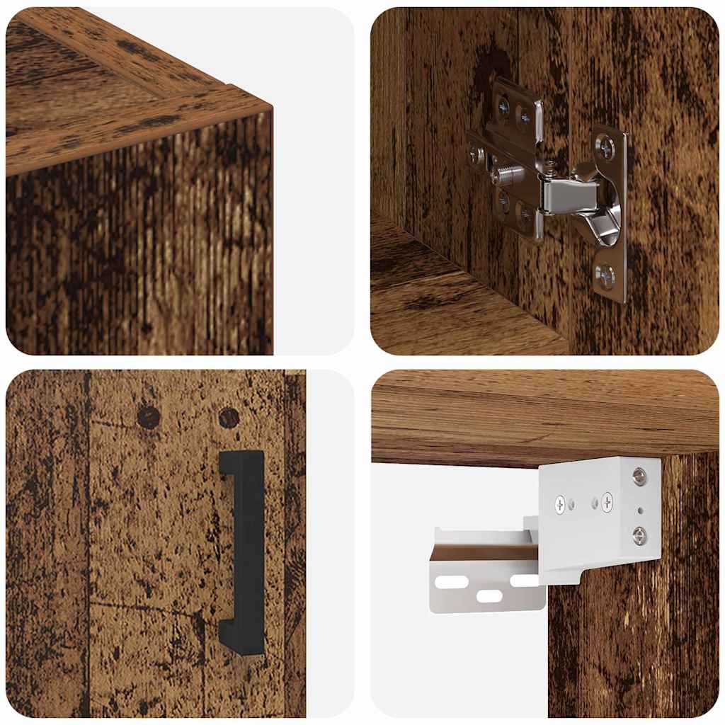 Ormar za Zid 60 x 31 x 70 cm Konstruirano drvo Staro drvo