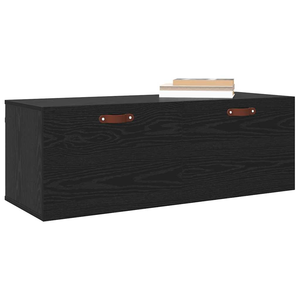 Ormar za montažu na zid Zidne Crni hrast 100 x 36,5 x 35 cm