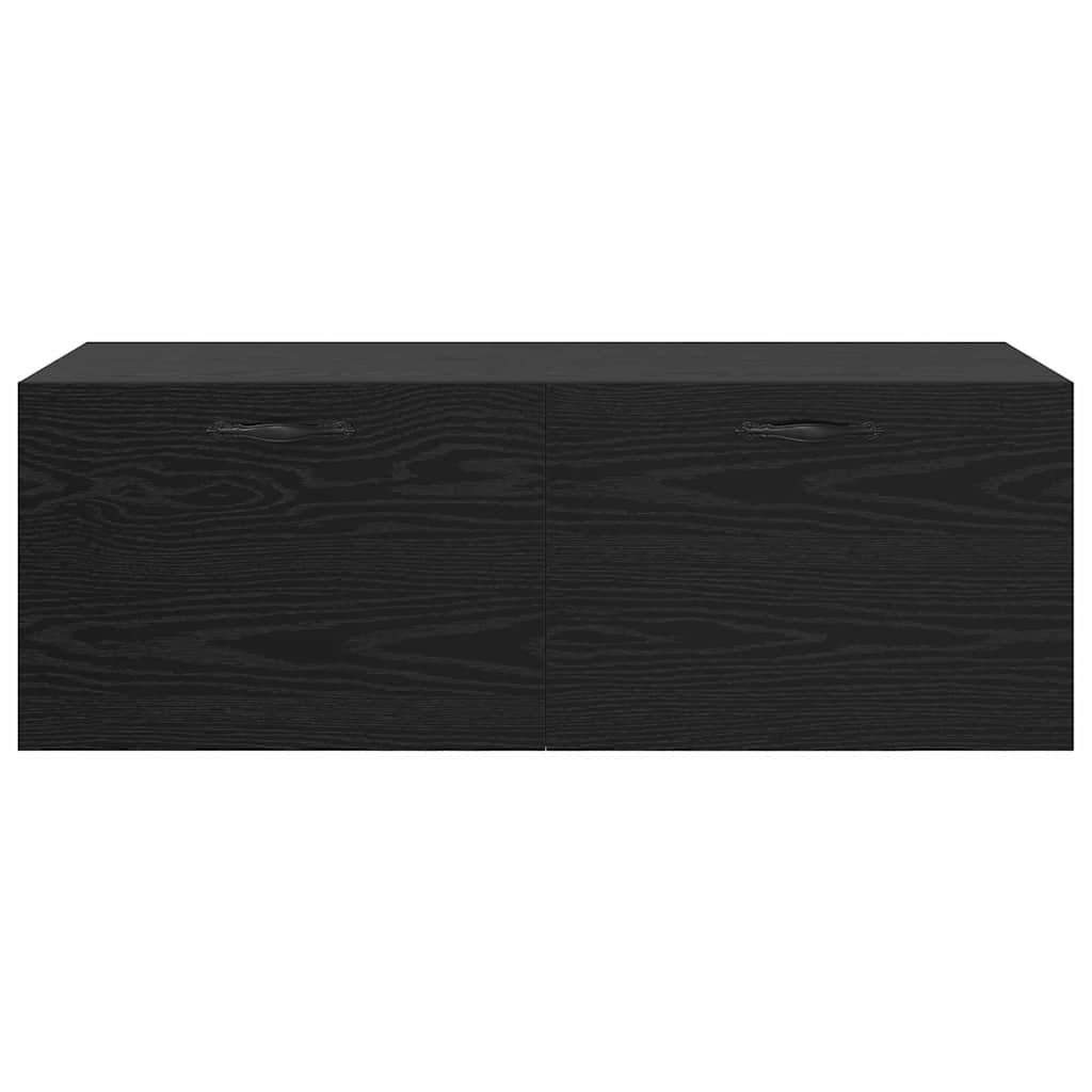 Ormar za montažu na zid Zidne Crni hrast 100 x 36,5 x 35 cm