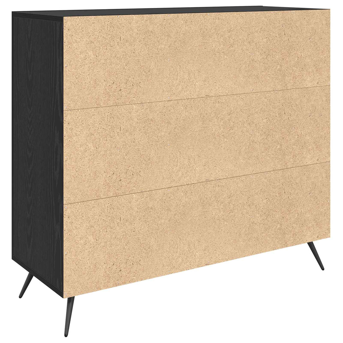 Kreveta Crni hrast 89,5 x 34 x 80 cm Konstruirano drvo