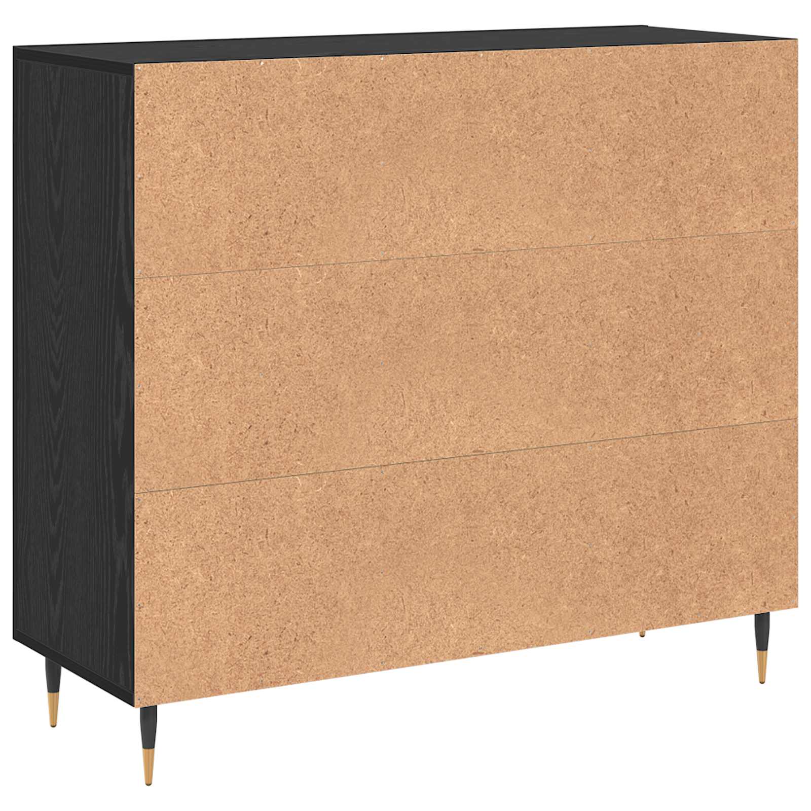 Kreveta Crni hrast 90 x 34 x 80 cm Konstruirano drvo
