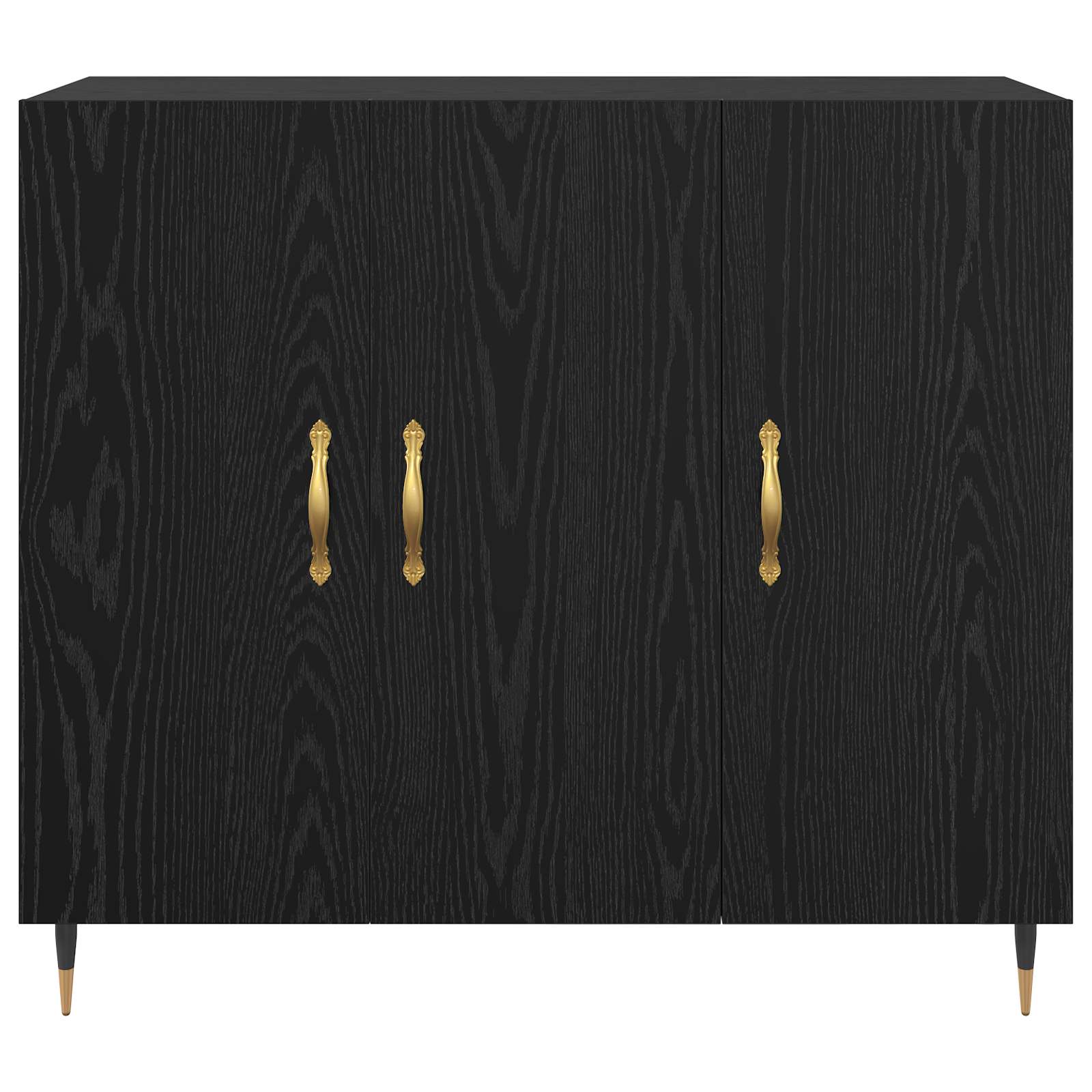 Kreveta Crni hrast 90 x 34 x 80 cm Konstruirano drvo