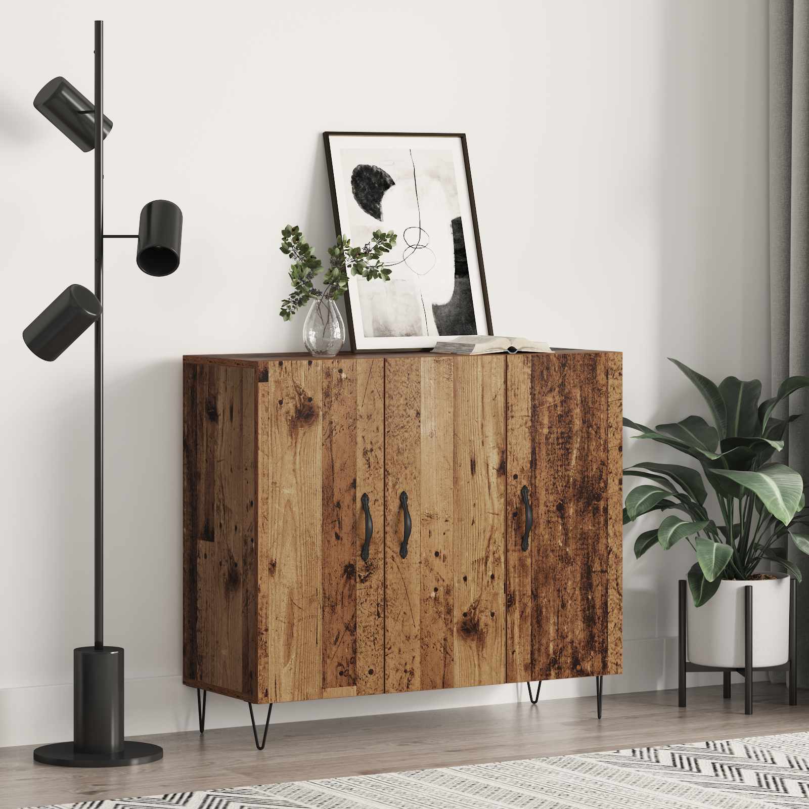 Kreveta Staro drvo 90 x 32,5 x 80 cm Konstruirano drvo