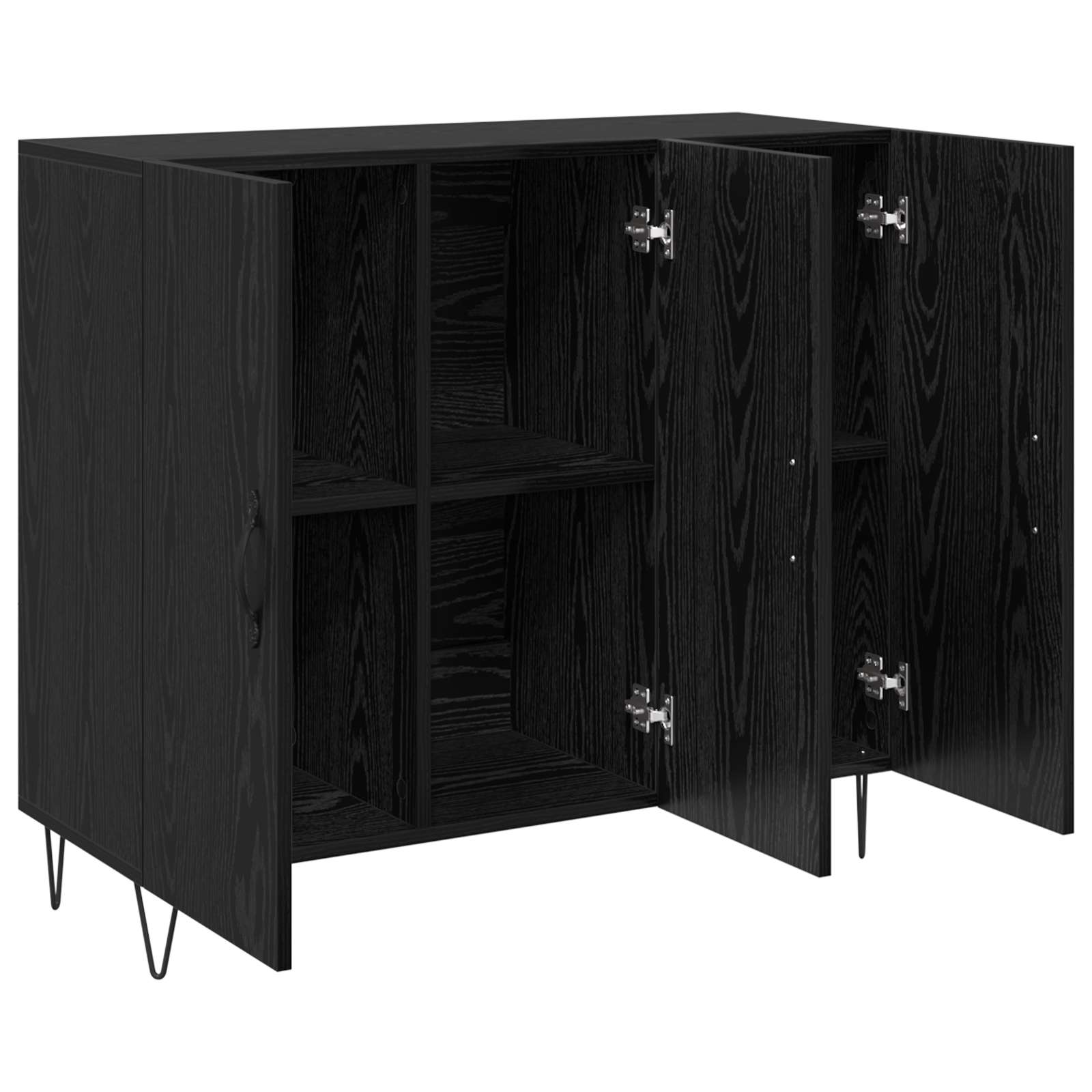 Kreveta Crni hrast 90 x 32,5 x 80 cm Konstruirano drvo