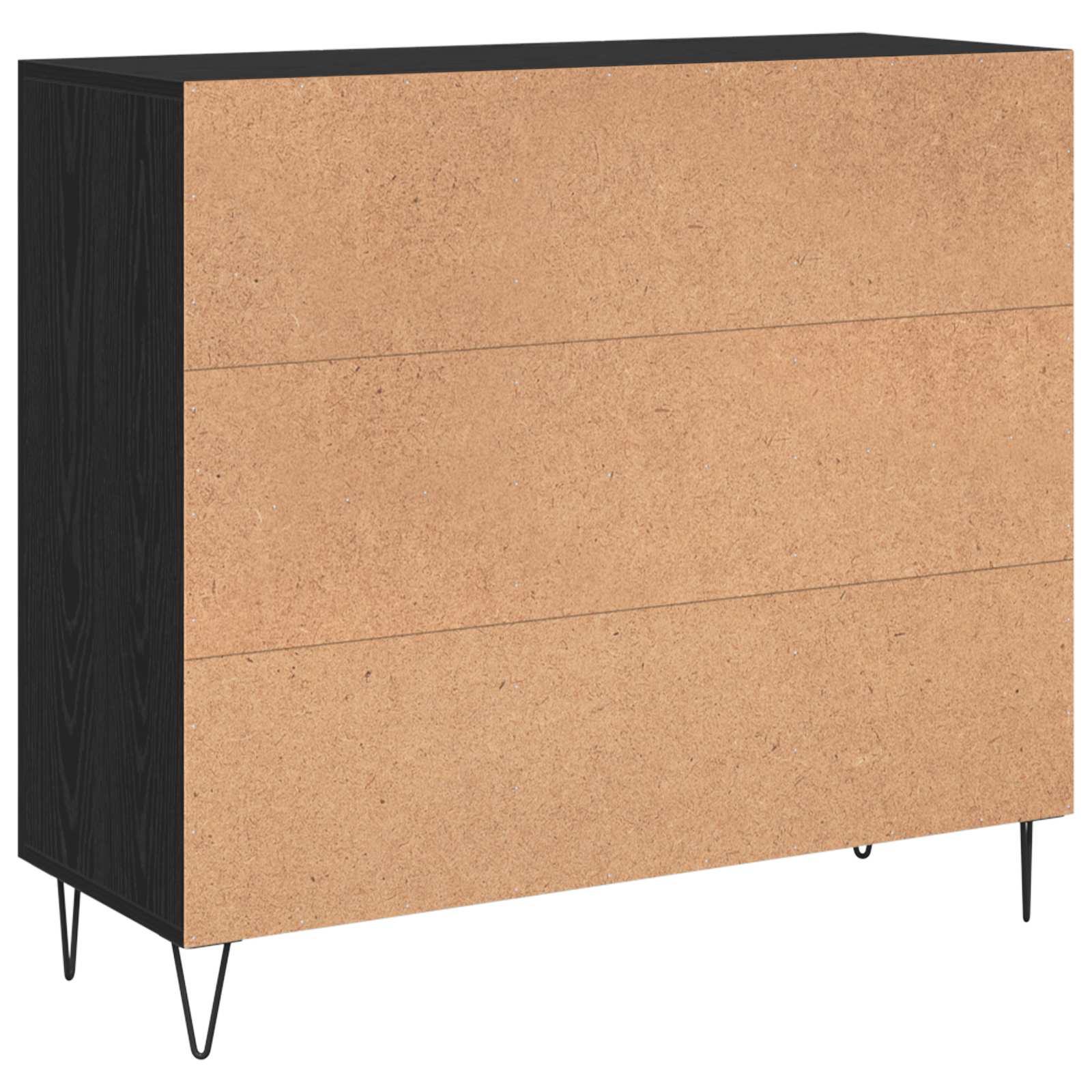 Kreveta Crni hrast 90 x 32,5 x 80 cm Konstruirano drvo