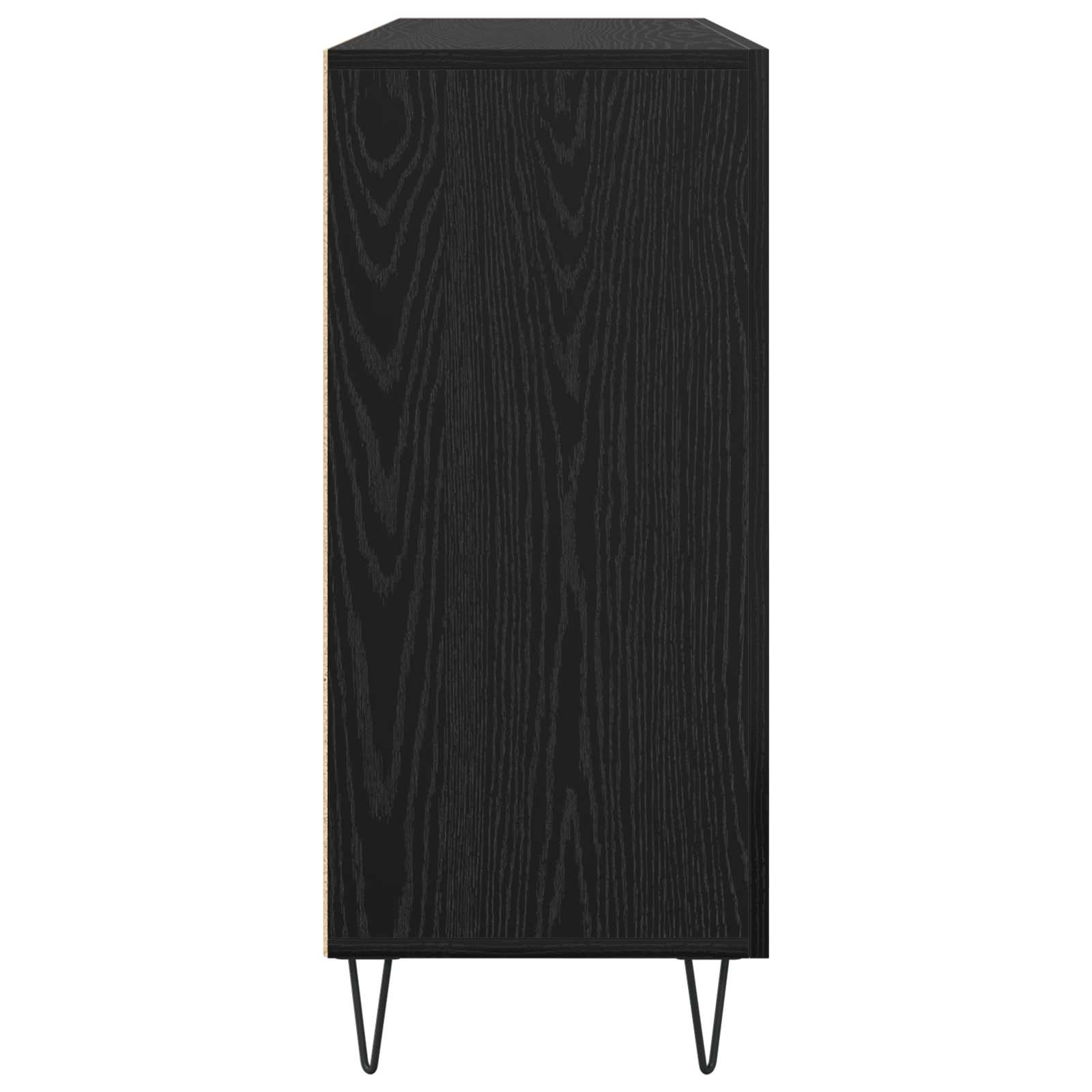 Kreveta Crni hrast 90 x 32,5 x 80 cm Konstruirano drvo
