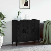 Kreveta Crni hrast 90 x 34 x 80 cm Konstruirano drvo