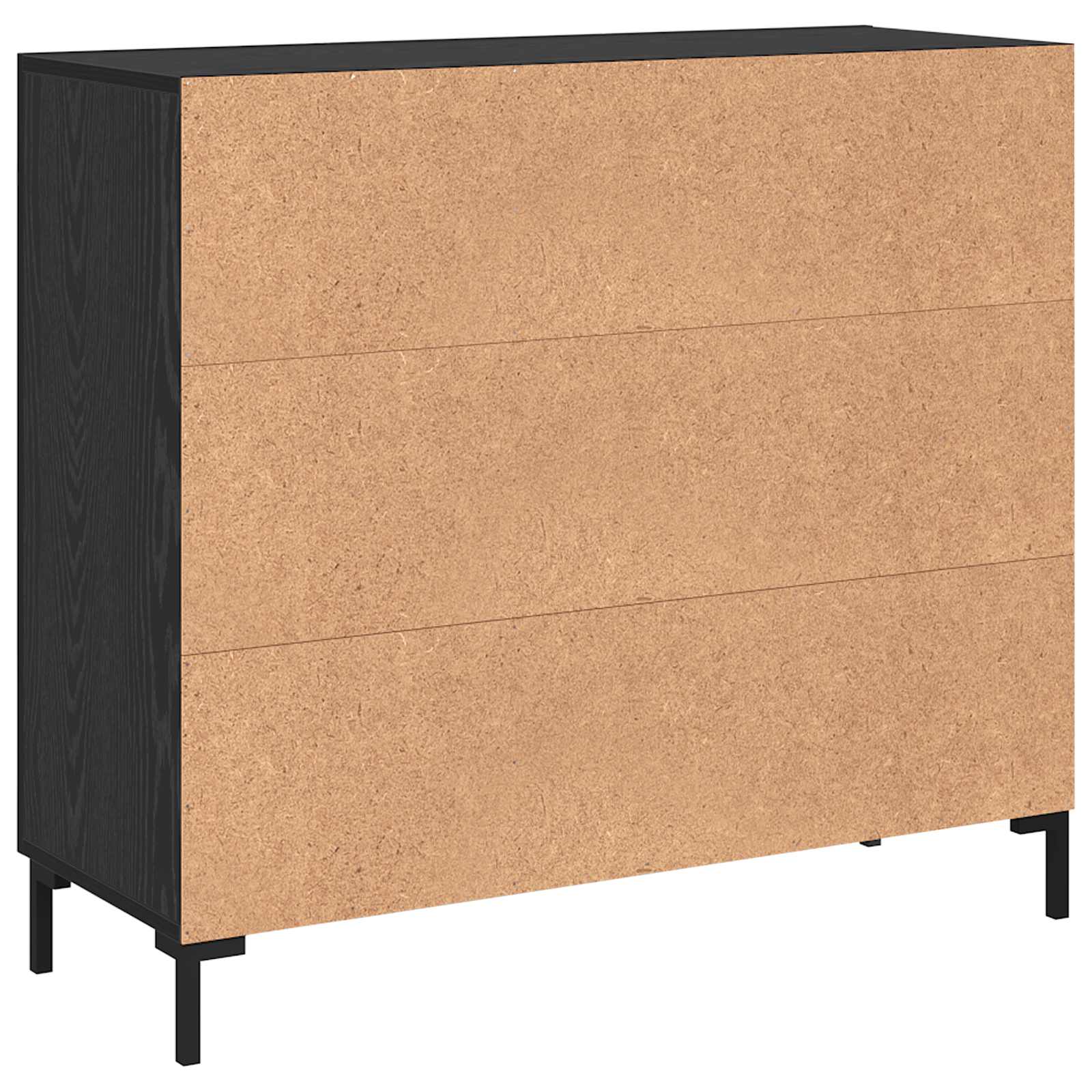 Kreveta Crni hrast 90 x 34 x 80 cm Konstruirano drvo