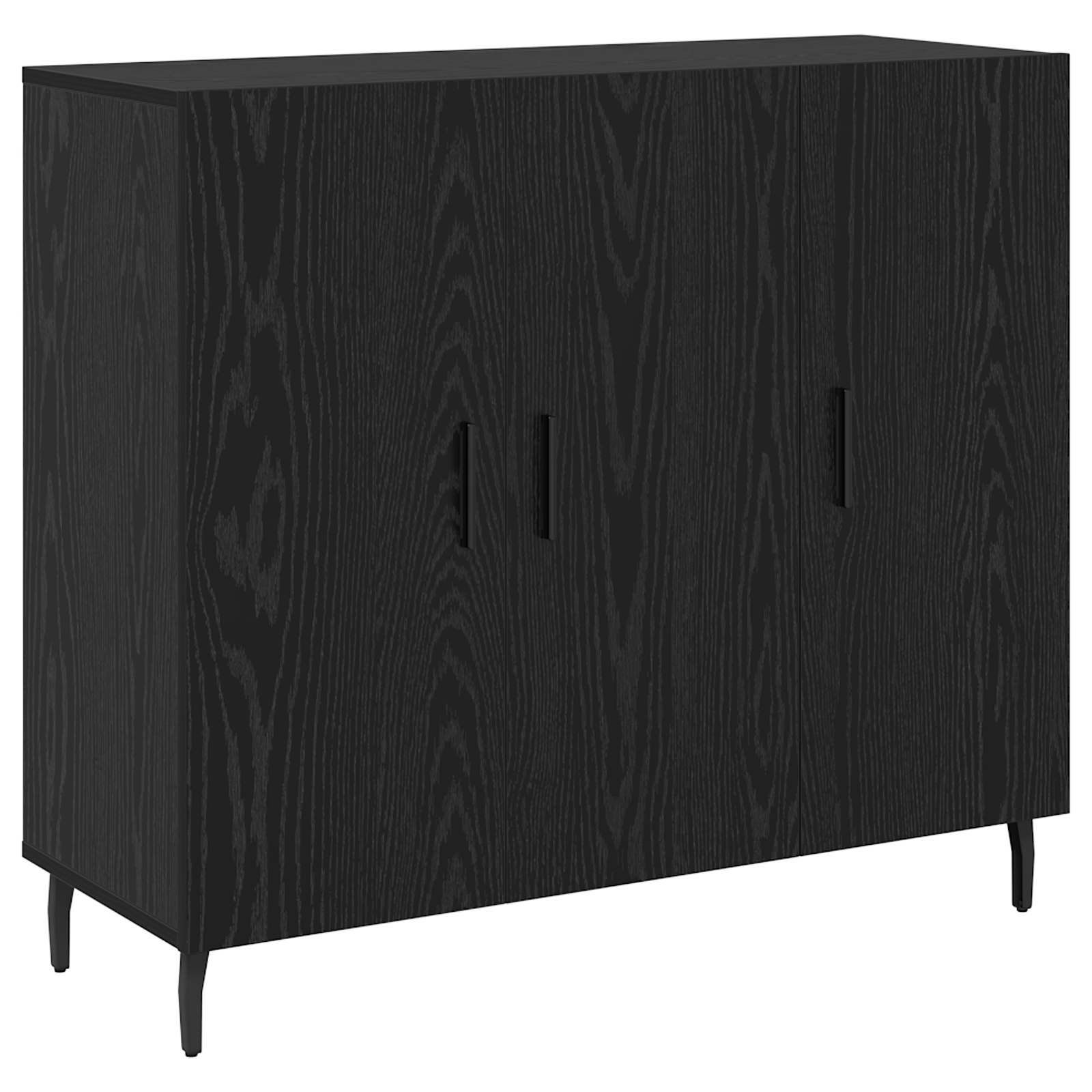 Kreveta Crni hrast 90 x 34 x 80 cm Konstruirano drvo