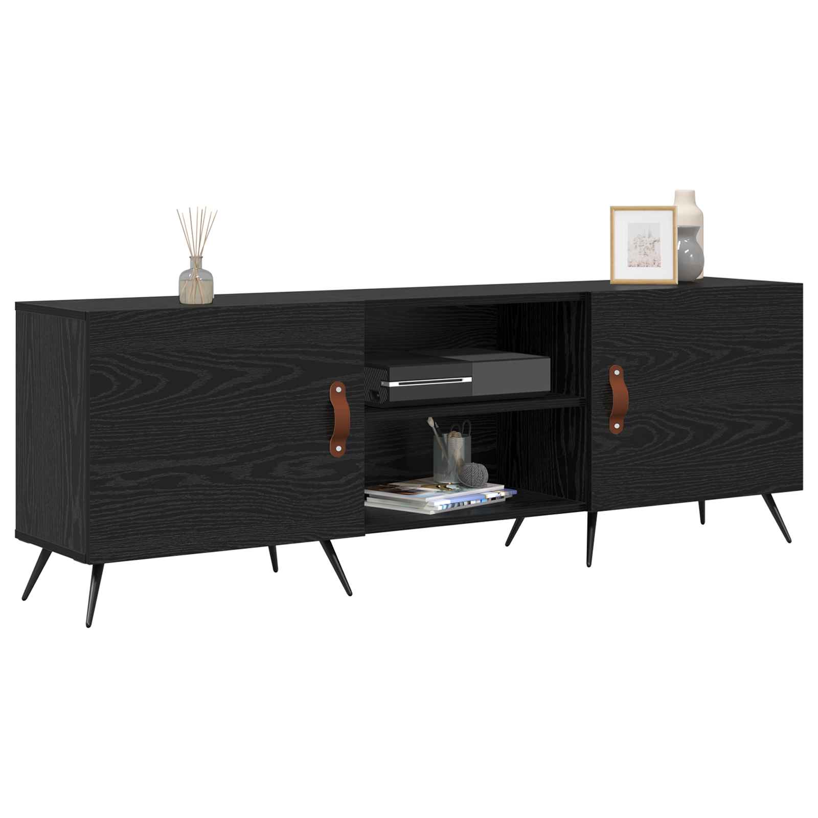 TV ormar Crni hrast 150 x 30 x 50 cm Konstruirano drvo