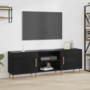 TV ormar 150 x 30 x 50 cm Crni hrast Konstruirano drvo