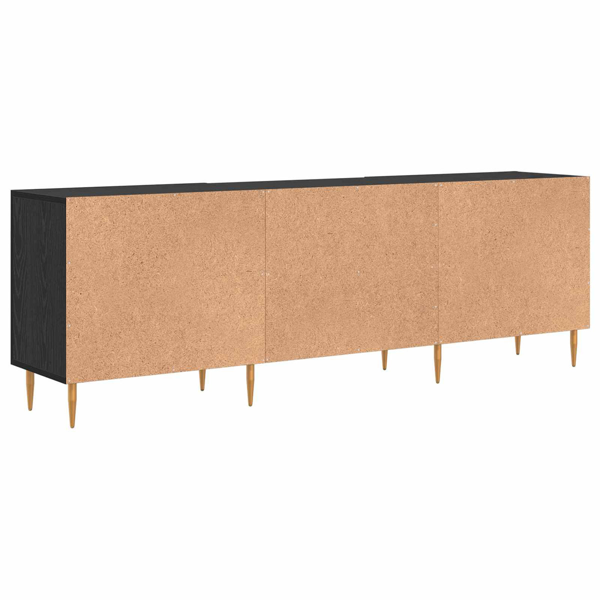 TV ormar 150 x 30 x 50 cm Crni hrast Konstruirano drvo