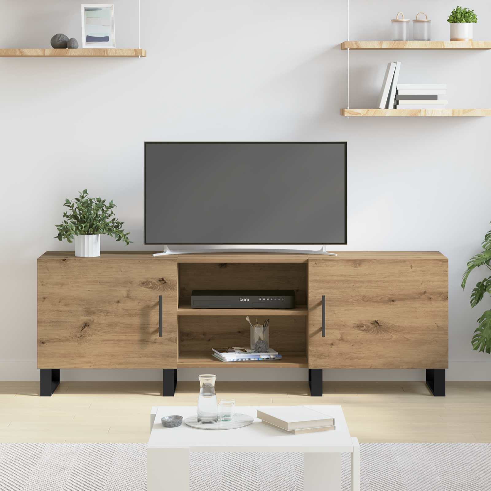 TV ormar Umjetnički hrast 150 x 30 x 50 cm Konstruirano drvo