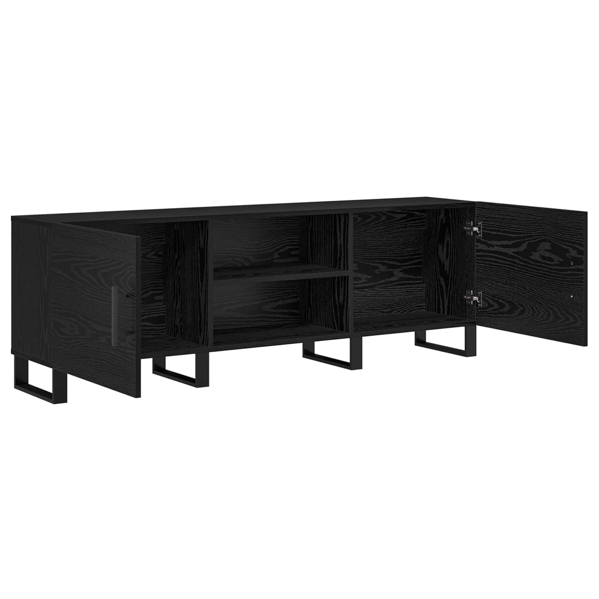 TV ormar 150 x 30 x 50 cm Crni hrast Konstruirano drvo