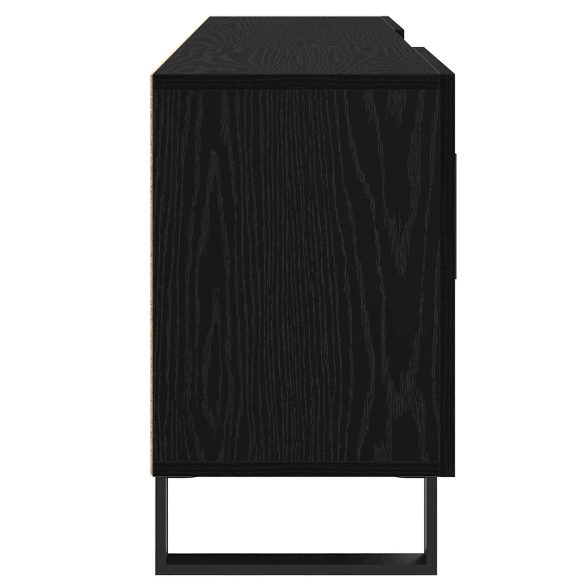 TV ormar 150 x 30 x 50 cm Crni hrast Konstruirano drvo