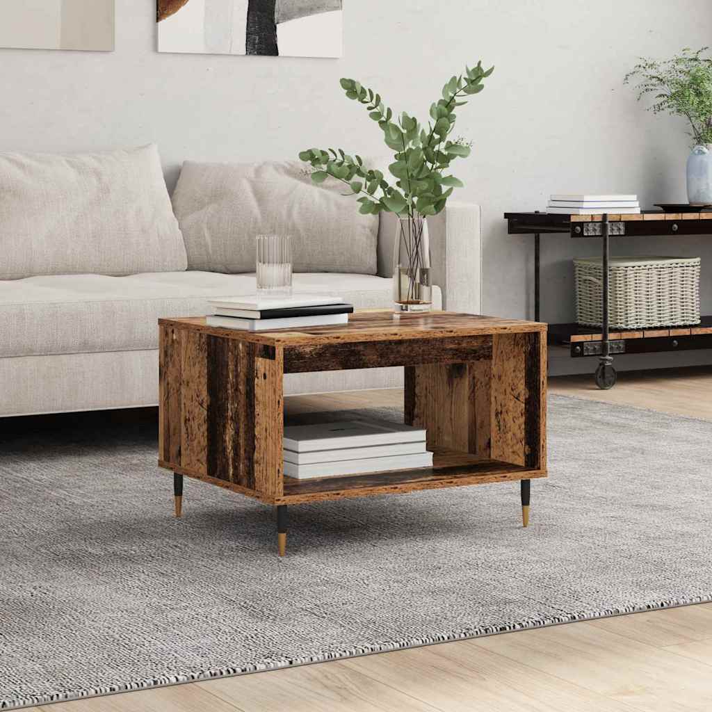 Kava Stol Staro drvo 60 x 50 x 40 cm Konstruirano drvo