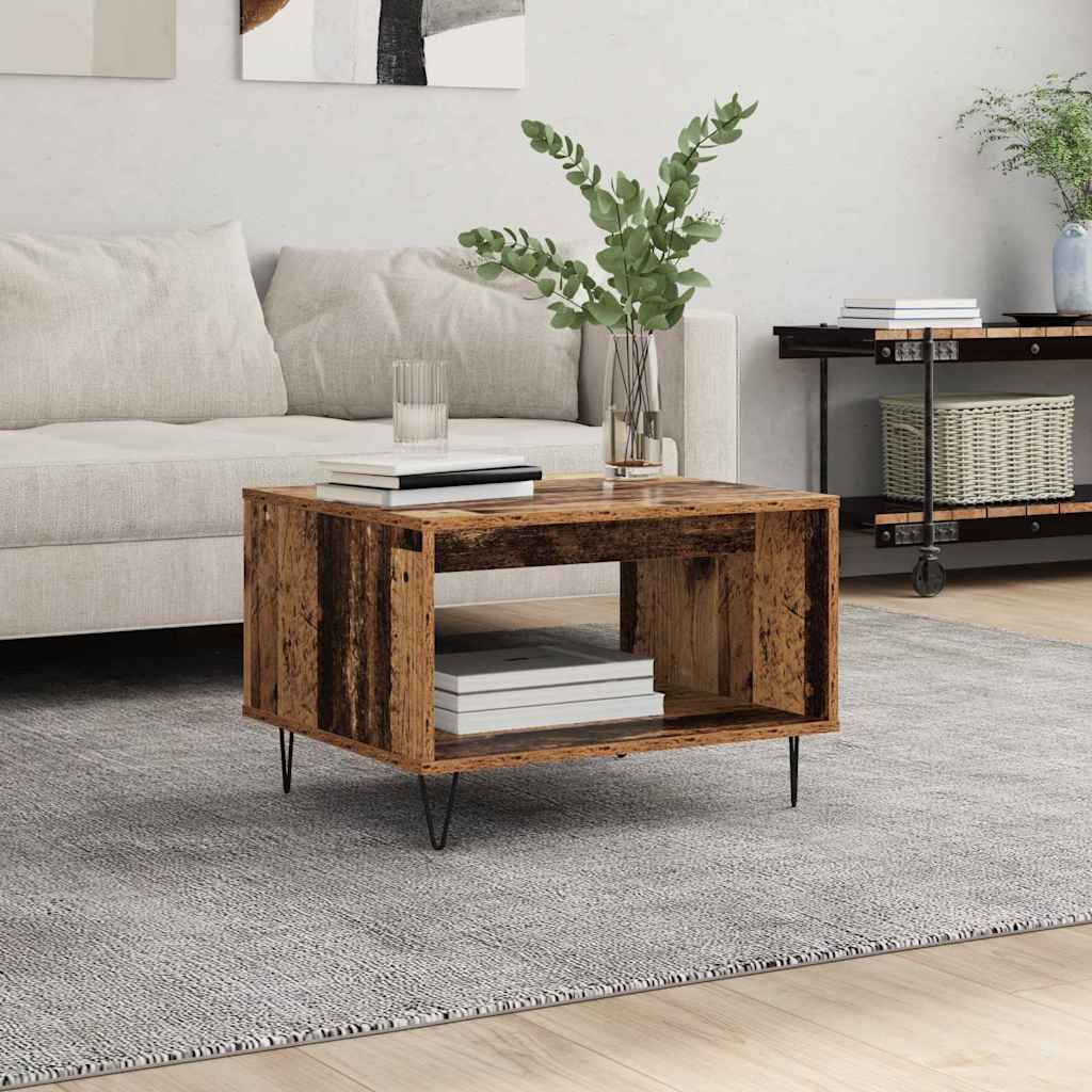 Kava Stol Staro drvo 60 x 50 x 40 cm Konstruirano drvo