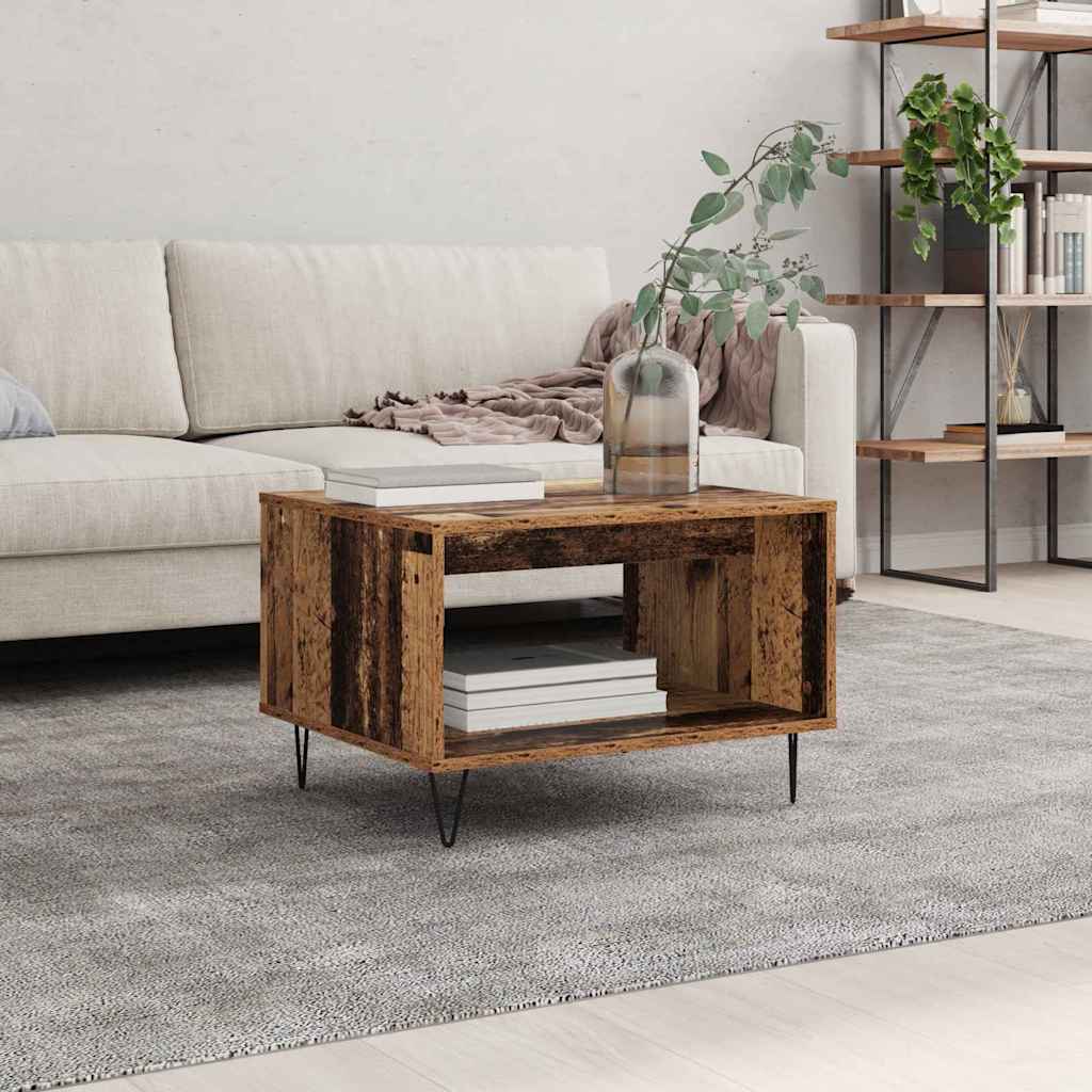 Kava Stol Staro drvo 60 x 50 x 40 cm Konstruirano drvo