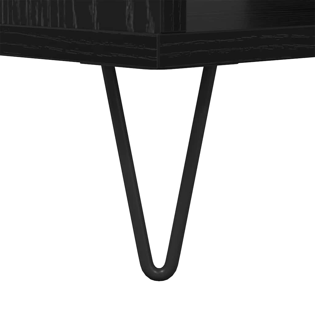 Kava Stol Crni hrast 60 x 50 x 40 cm Konstruirano drvo