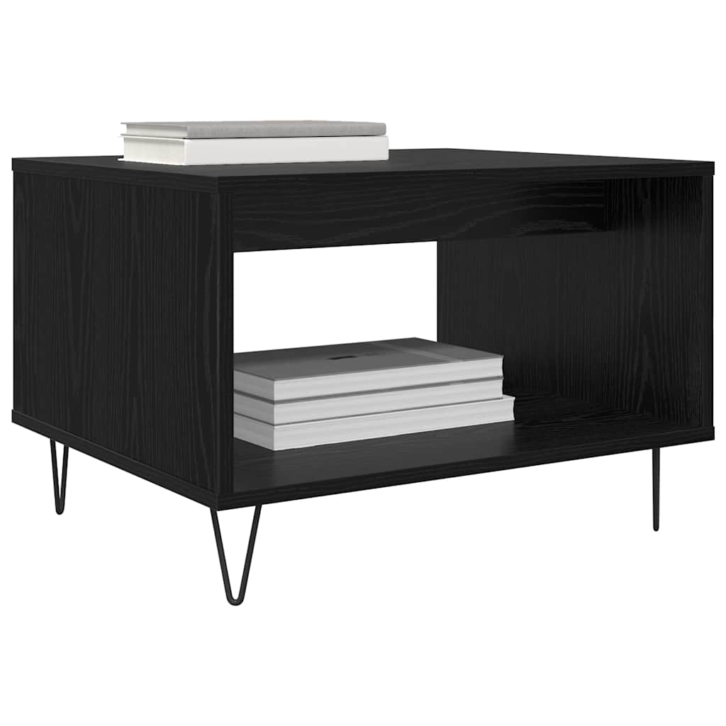 Kava Stol Crni hrast 60 x 50 x 40 cm Konstruirano drvo