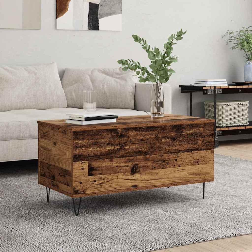 Stolić za kavu Staro drvo 90 x 44.5 x 45 cm Konstruirano drvo
