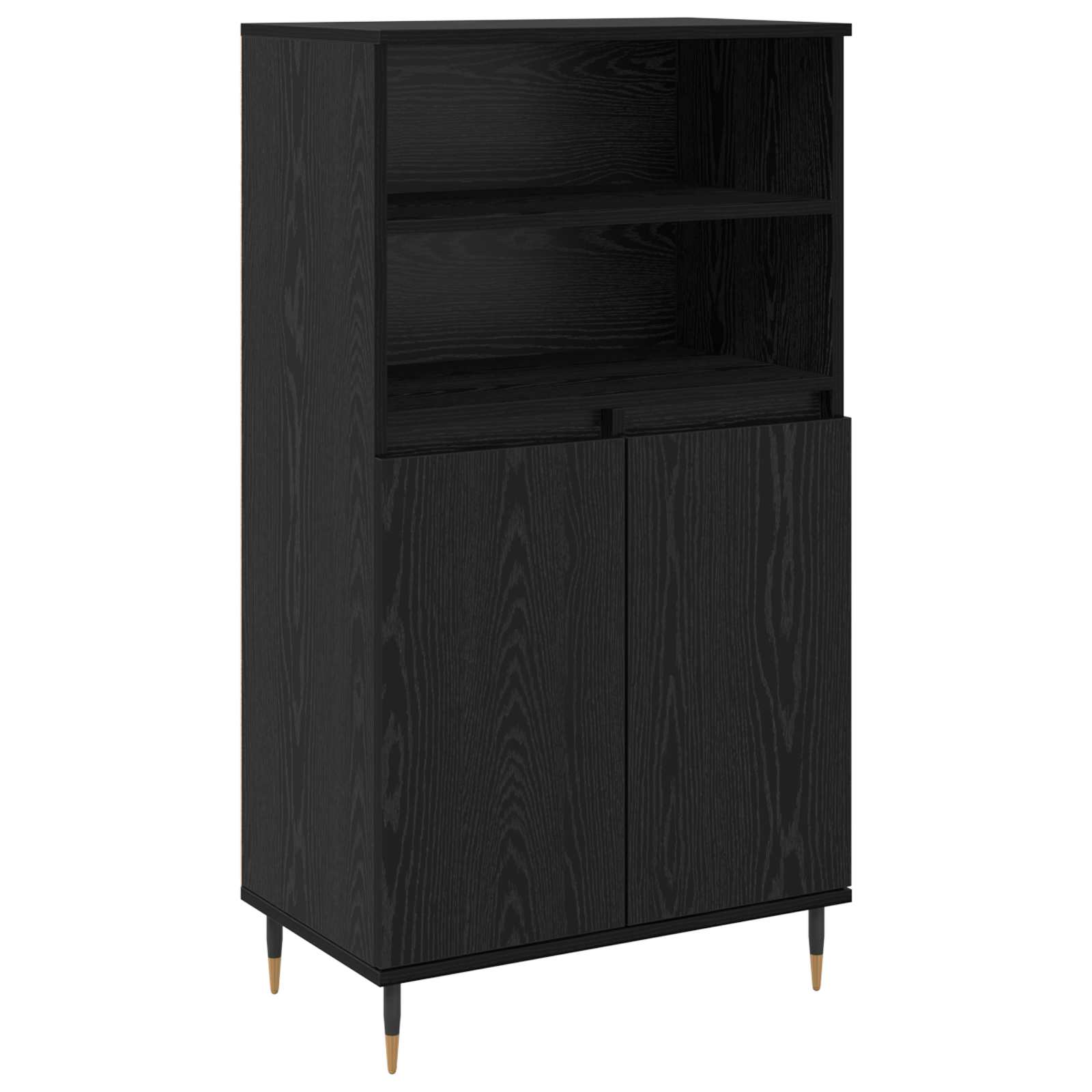 Highboard Crna 60 x 36 x 110 cm Konstruirano drvo