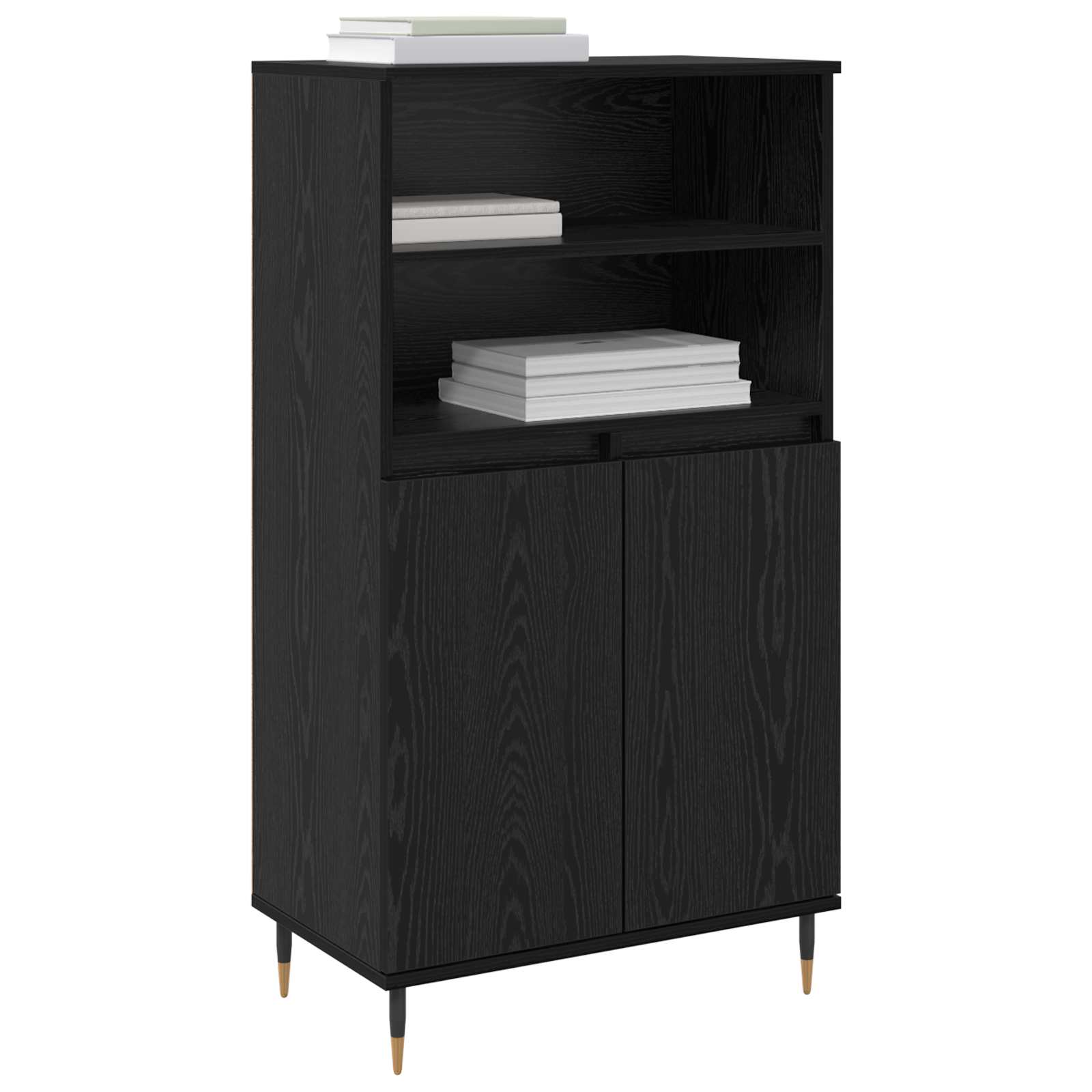 Highboard Crna 60 x 36 x 110 cm Konstruirano drvo