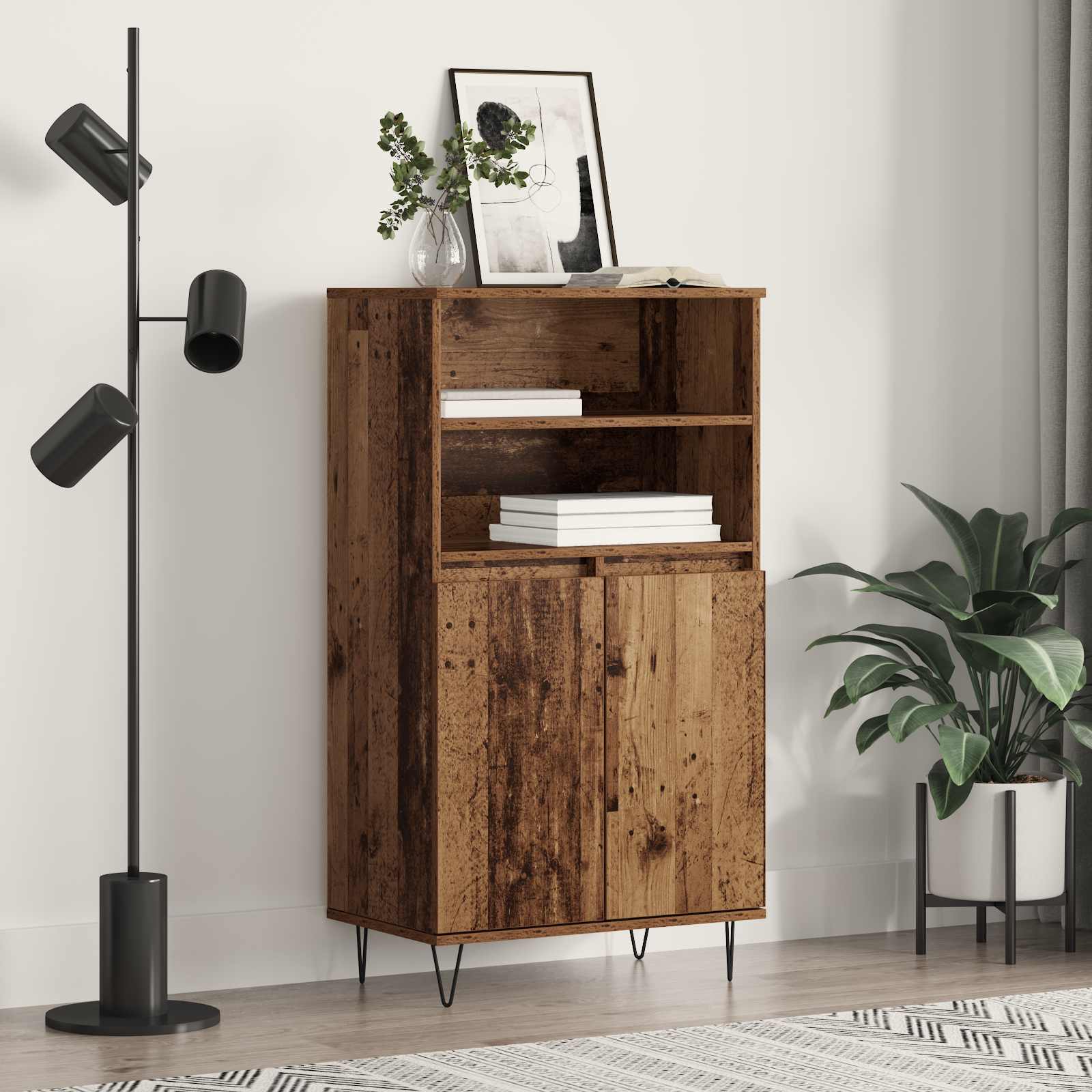 Highboard Smeđa 60 x 36 x 110 cm Konstruirano drvo