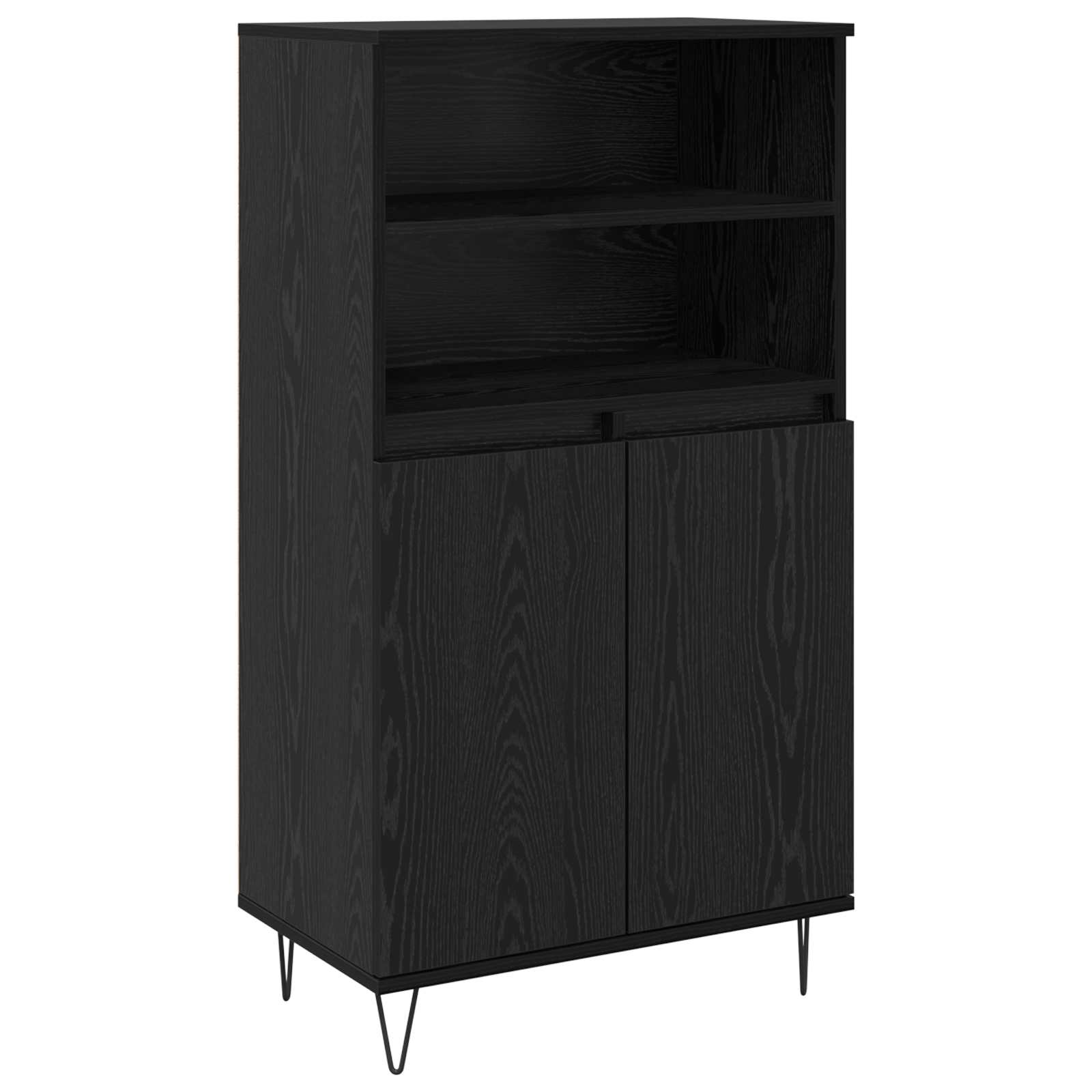 Highboard Crna 60 x 36 x 110 cm Konstruirano drvo