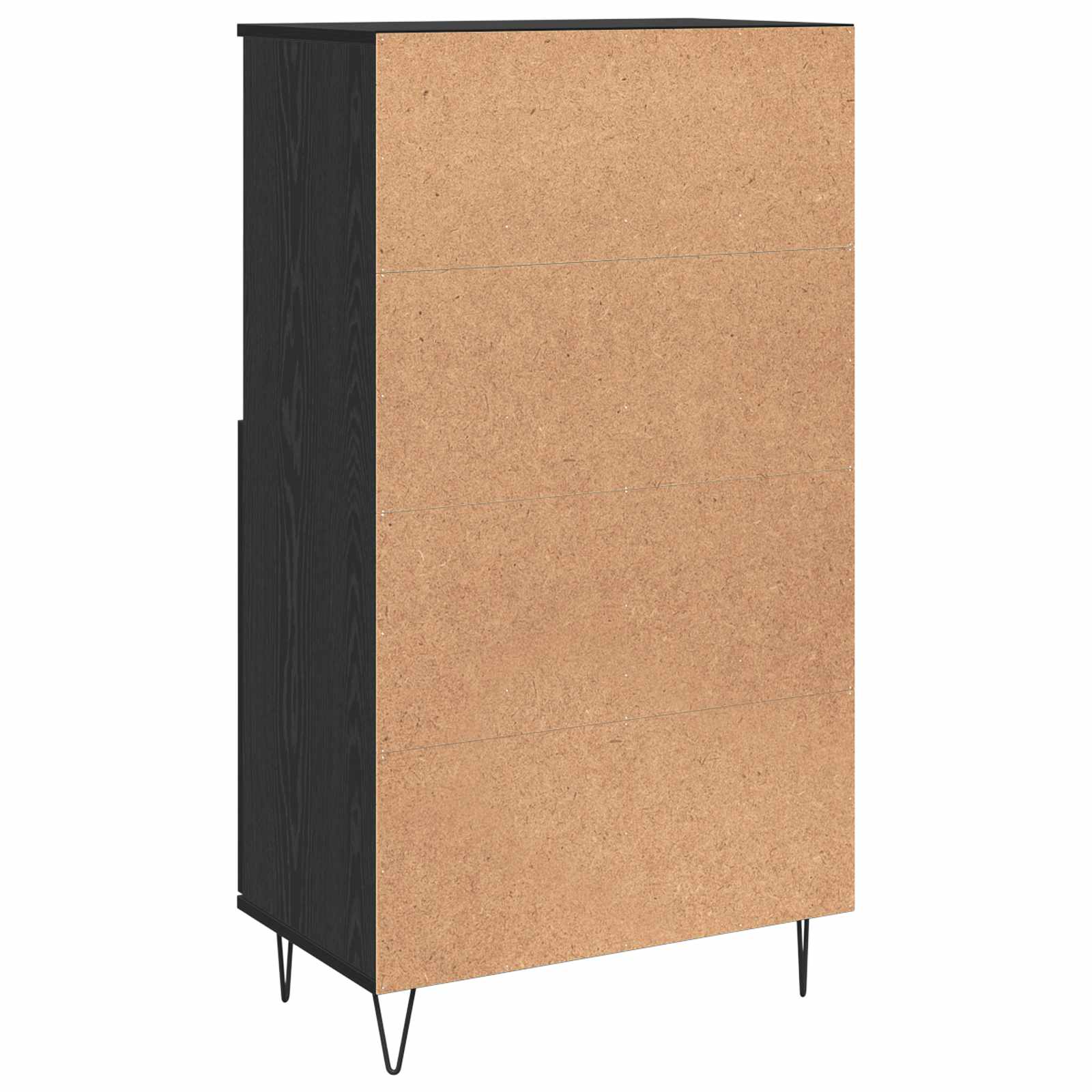 Highboard Crna 60 x 36 x 110 cm Konstruirano drvo
