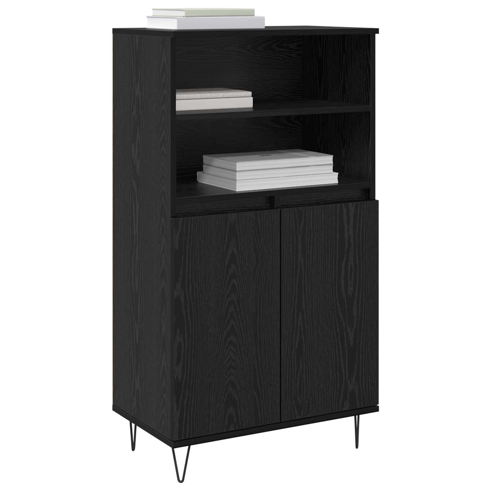 Highboard Crna 60 x 36 x 110 cm Konstruirano drvo