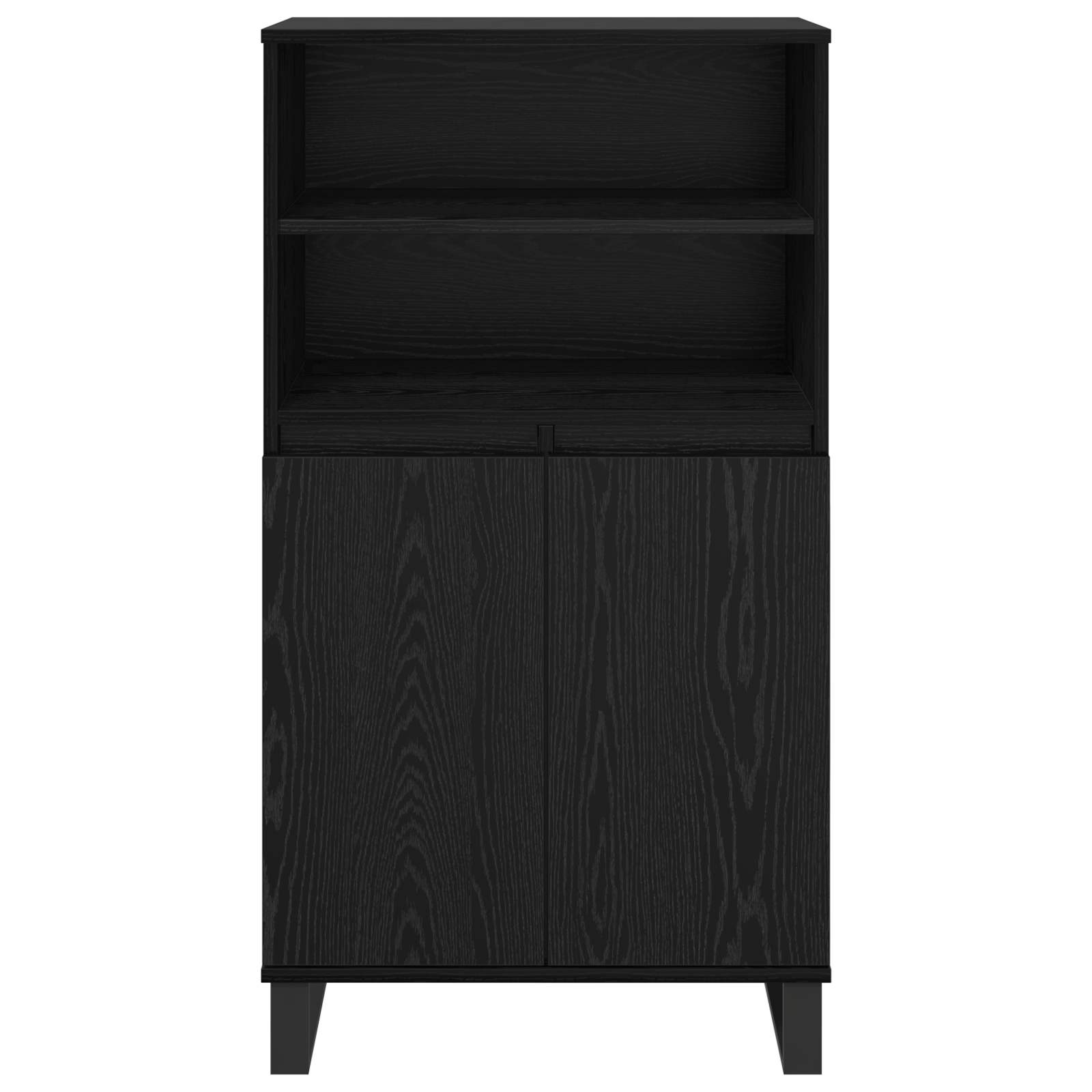 Highboard Crna 60 x 36 x 110 cm Konstruirano drvo
