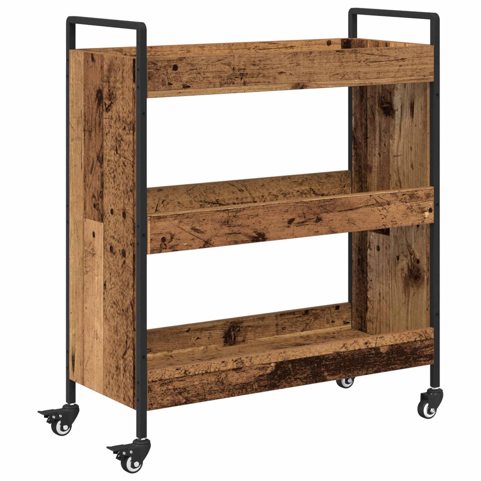 Kuhinjski kolica Staro drvo 70 x 30 x 82 cm Konstruirano drvo